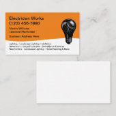 Coole Elektrotechnik - Moderne Visitenkarten Visitenkarte (Vorne/Hinten)