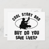 coole EMT-Designs Postkarte (Vorne/Hinten)