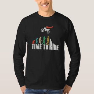 Coole Enduro Motorrad-MX Kleidung Zeit bis zum Sta T-Shirt