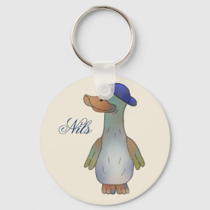 Coole Ente, personalisiert Schlüsselanhänger