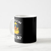 Coole Enten Frauen Entenliebhaber Ente Hu Kaffeetasse (Vorderseite Links)
