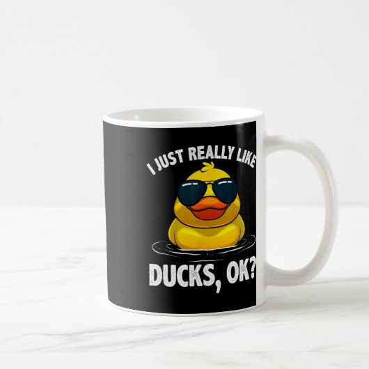 Coole Enten Frauen Entenliebhaber Ente Hu Kaffeetasse (Rechts)