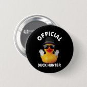 Coole Enten-Kreuzfahrtboot Lustige Gummiente Jagd Button (Vorne & Hinten)