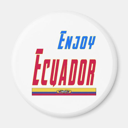 Coole Entwürfe für Ecuador Magnet (Vorne)