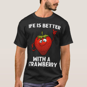 Coole Erdbeere für Männer - Frauen - Erdbeeren B T-Shirt