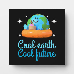 Coole Erde, Coole Zukunft - Erde Fotoplatte