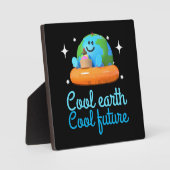 Coole Erde, Coole Zukunft - Erde Fotoplatte (Vorderseite)