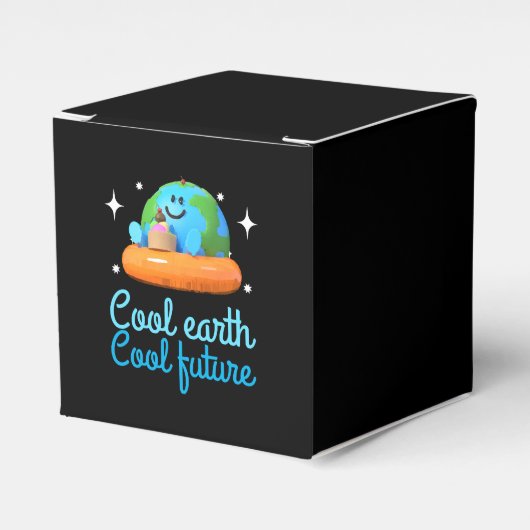 Coole Erde, Coole Zukunft - Erde Geschenkschachtel (Vorderseite)