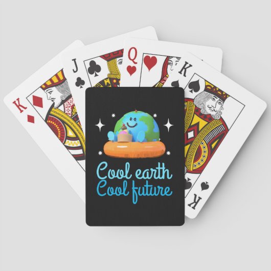 Coole Erde, Coole Zukunft - Erde Spielkarten (Rückseite)