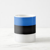Coole estnische Flagge Kaffeetasse (Mittel)