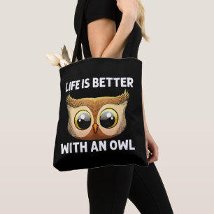 Coole Eulen-Kunst Für Männer Frauen Nachtaktiver V Tasche