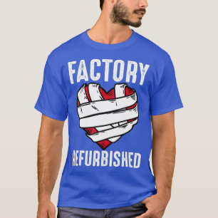 Coole Fabrik renoviertes Herz lustiges offenes Her T-Shirt
