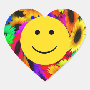 Coole Face Heart Sticker