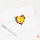 Coole Face Heart Sticker (Umschlag)