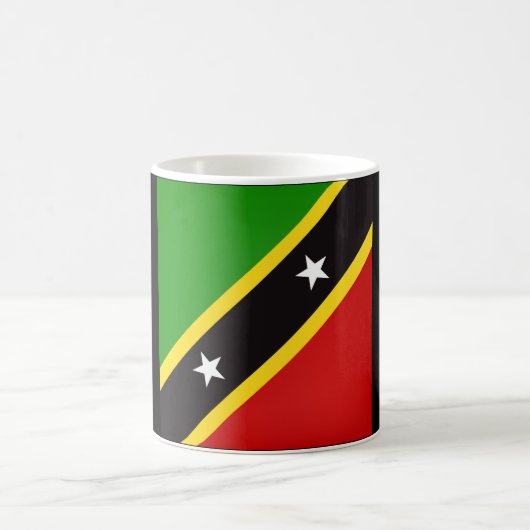 Coole Fahne St. Kitts und Nevis Kaffeetasse (Mittel)