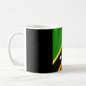 Coole Fahne St. Kitts und Nevis Kaffeetasse (Links)