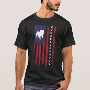 Coole Fahnen der amerikanischen Flagge und patroui T-Shirt