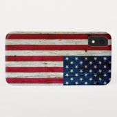 Coole Fahnenholz Case-Mate iPhone Hülle (Rückseite (Horizontal))