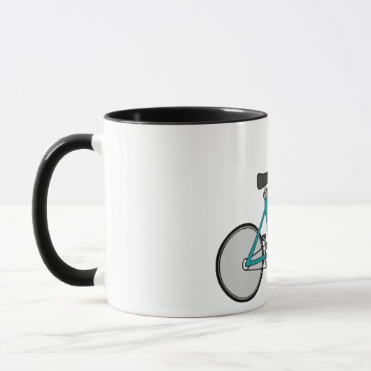 Coole Fahrrad-Tasse Tasse (Links)