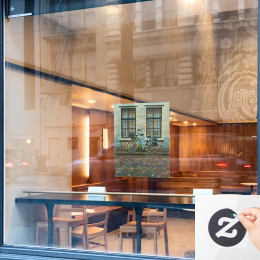 Coole Fahrradgeschenke Fensteraufkleber (Café-Fenster)