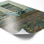 Coole Fahrradgeschenke Fotodruck (Ecke)