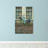 Coole Fahrradgeschenke Leinwanddruck (Insitu (Holzboden))
