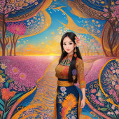 Coole Fakten zum Retro Bali Batik Design - Sweatshirt