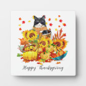 Coole Fallkatze Fotoplatte (Vorderseite)