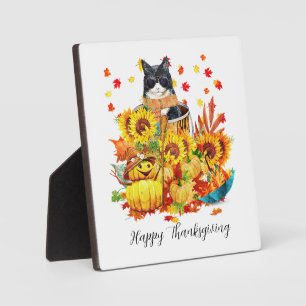 Coole Fallkatze Fotoplatte