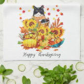 Coole Fallkatze Geschirrtuch (Gefaltet)