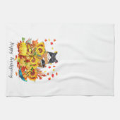 Coole Fallkatze Geschirrtuch (Horizontal)