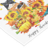 Coole Fallkatze Kurzer Tischläufer (Ecke)