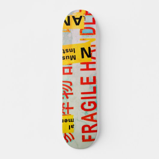COOLE Falten-FRAGILE-Kennzeichnung mit chinesische Skateboard (Vorne)