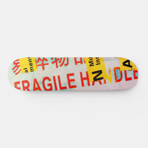 COOLE Falten-FRAGILE-Kennzeichnung mit chinesische Skateboard