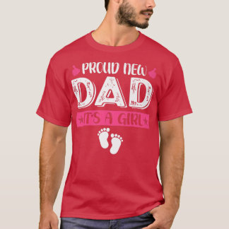 Coole Familie stolz auf neuen Papa Es ist eine wei T-Shirt