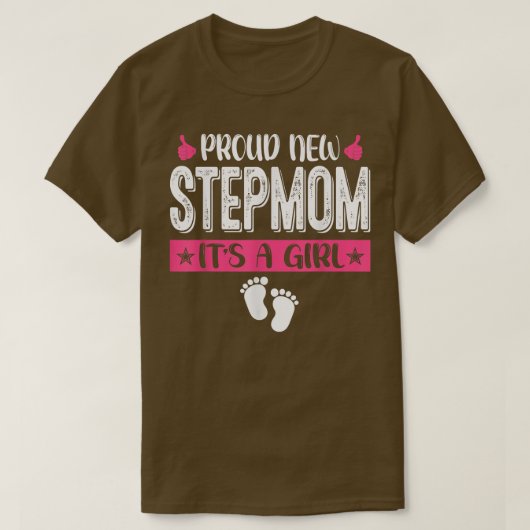 Coole Familie stolz New Stepmutter Es ist ein Mädc T-Shirt (Design vorne)