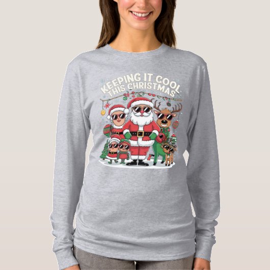 coole Familie T-Shirt (Vorderseite)