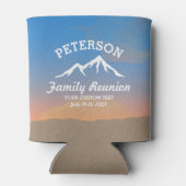 Coole Familie Wiedersehen Mountain Sunrise & Cloud Dosenkühler (Rückseite)