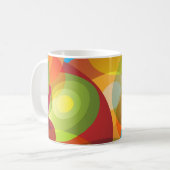 Coole Fantasy-Blasen und Kreise Kaffeetasse (Vorderseite Links)