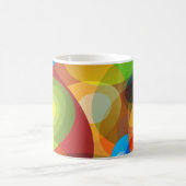 Coole Fantasy-Blasen und Kreise Kaffeetasse (Mittel)