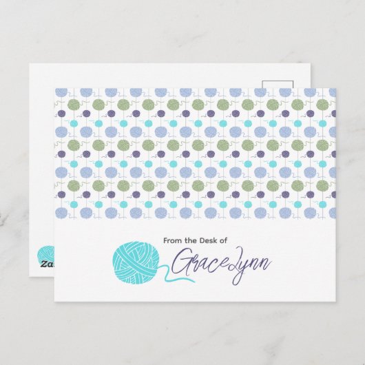 Coole Farbbandbreite Postkarte (Vorne/Hinten)