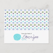 Coole Farbbandbreite Postkarte (Vorderseite)