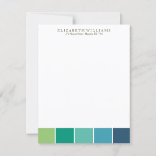 Coole Farbe blockiert kundenspezifische Ebene Einladung