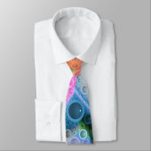 coole Farben abstrakte Halsbinsel Krawatte (Gebunden)