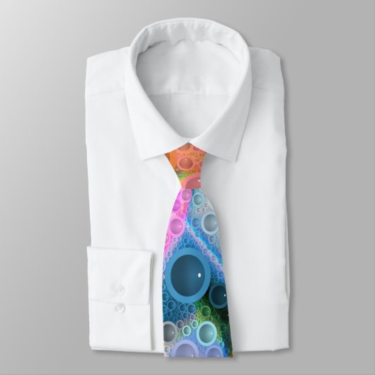 coole Farben abstrakte Halsbinsel Krawatte (Gebunden)
