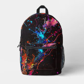 Coole Farben Bedruckter Rucksack (Vorderseite)