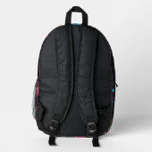 Coole Farben Bedruckter Rucksack (Rückseite)