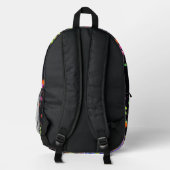 Coole Farben Bedruckter Rucksack (Rückseite)