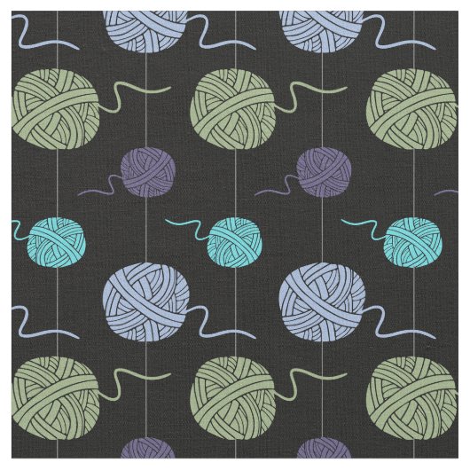 Coole Farben Garn Ball String Muster Schwarz Stoff (Nahaufnahme)