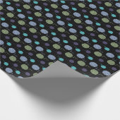 Coole Farben Garnsteinfassmuster Geschenkpapier (Ecke)